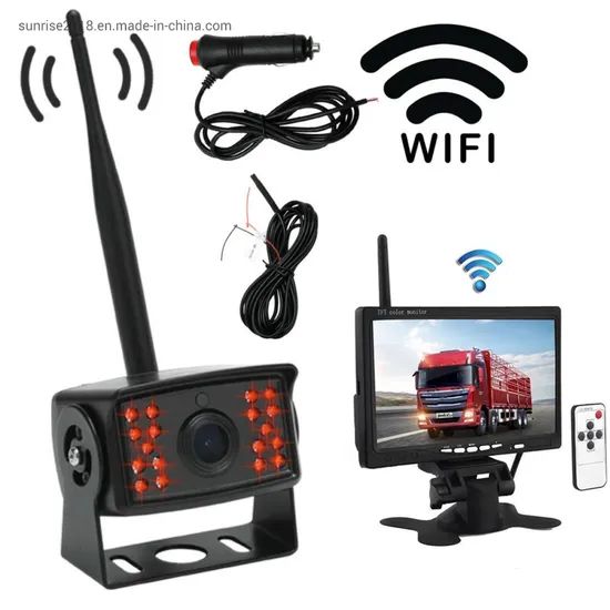 7inch Standalone Car Rear View LCD Monitor with Digital Screen 24V for Big Vehicles - Image 4