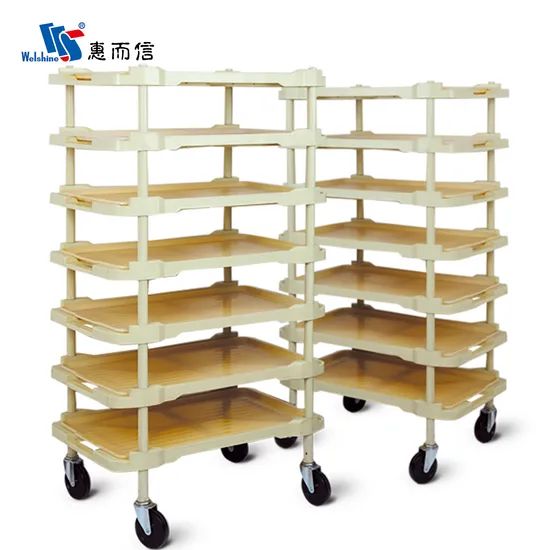 Multi-Layer Storage Cart Movable Floor Rack for Car Rental Snack Storage Trolley - Image 5