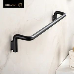 Elegant Wall Mounted Single Towel Bar for Modern Bathrooms - Image 5