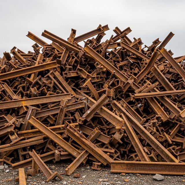 Used Rail Scraps With 100% Verified Source Used Rail Scraps Offering Trusted Material For Manufacturing Industries - Image 1