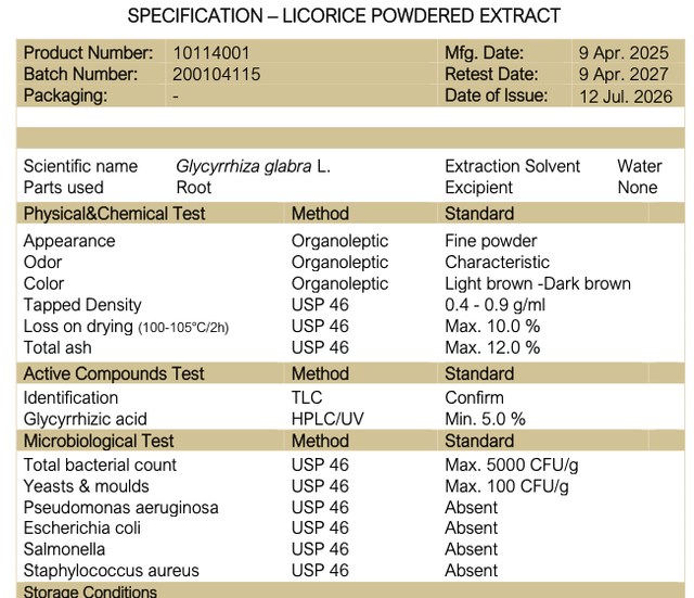 Licorice root extract powder - Image 3