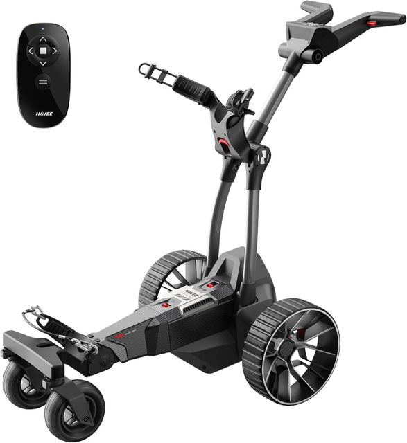 NAVEE Birdie 3X Auto Follow Electric Golf Push Cart Remote Foldable - Image 1