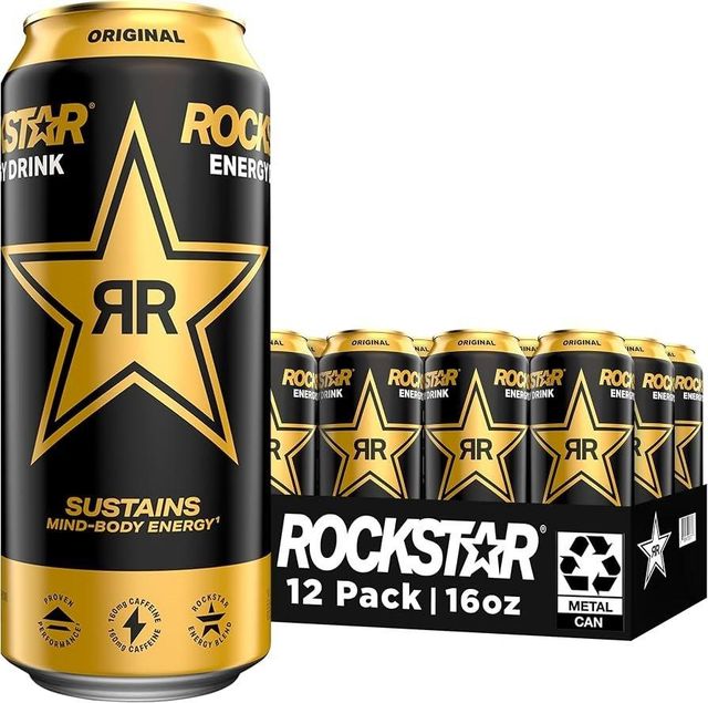 Rockstar Energy Drink 250ml with B Vitamins Ready-to-Drink Energy Beverage - Image 4