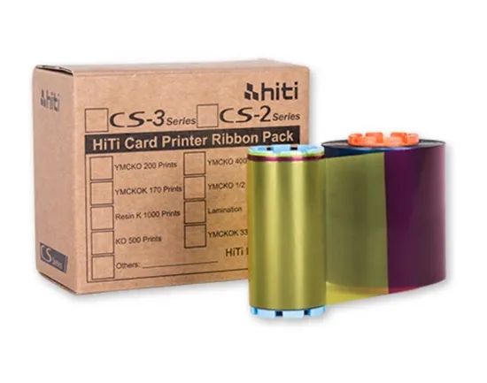 Ymcko Ribbon Card Printer Universal Code Compatible Hiti CS-200e Color Ribbons 400 Prints - Image 2