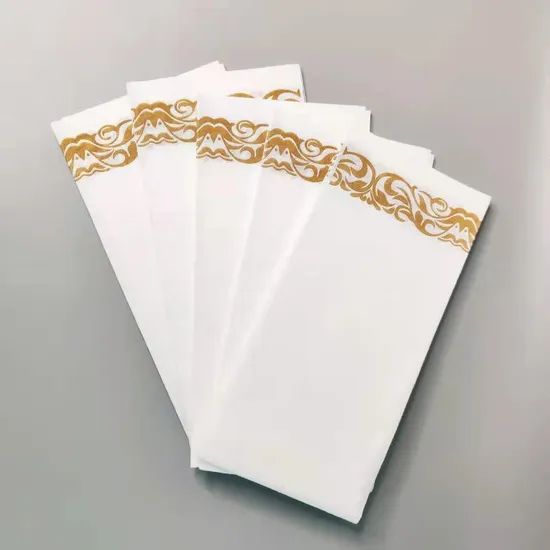 Luxury Hotel Disposable Printed Paper Napkins - Image 6