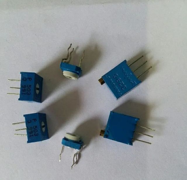 Potentiometer Trim Pots Color Blue Mounting Type - Image 1