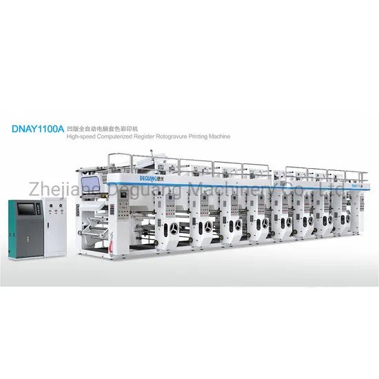 PE Film 8 Color Rotogravure Printing Machine with CE Certificate - Image 1