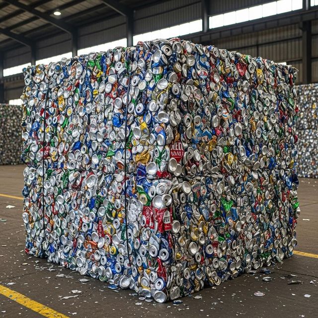 Premium Recycled Cans Aluminium UBC Can Scrap Delivered In Export Packages For Global Metal Supply Import - Image 3