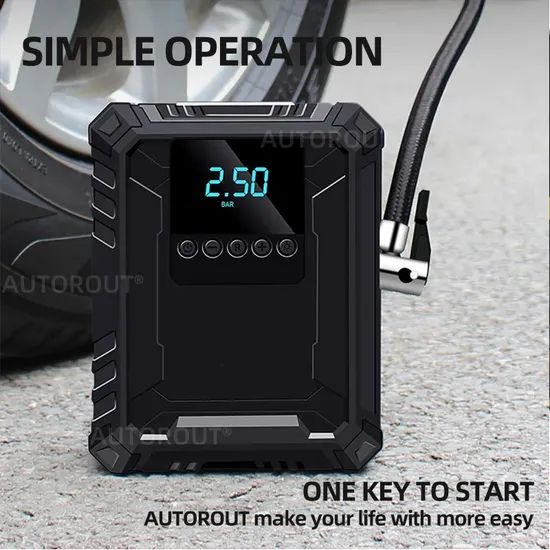 Wholesales Factory Popular Cordless Handheld Tire Inflator - Image 2