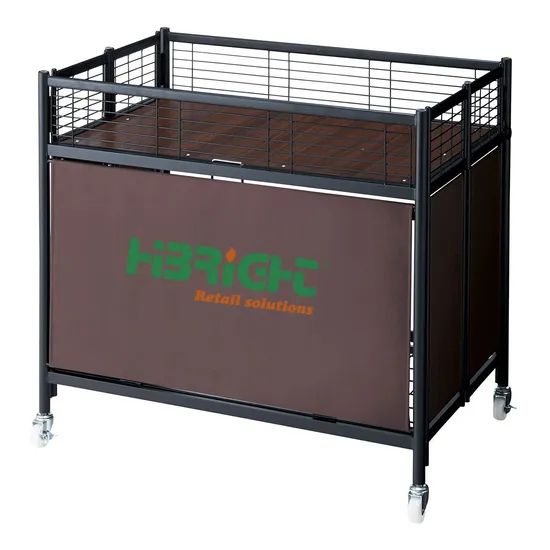 Steel Frame Professional Design Foldable Display Promotion Table with Large Storage Space - Image 1