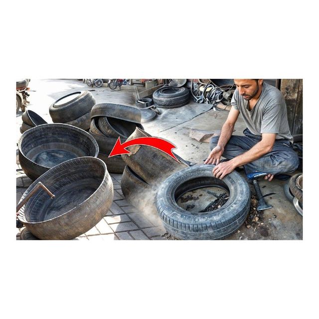 Old tyres scrap supplied in bulk for wholesale buyers at factory price - Image 5