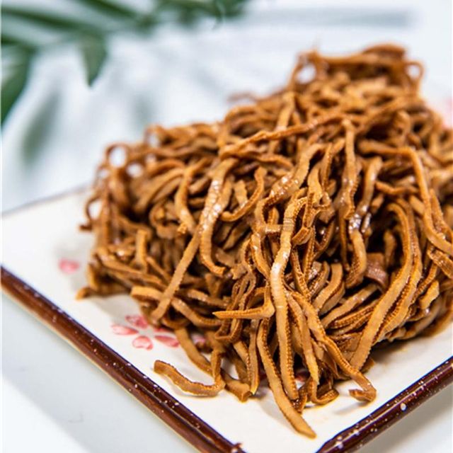 Factory Hot Sales Spiced Tofu Skins Yangzhou GanSi Seasoned Bean Curd Strips Sliced Tofu - Image 4