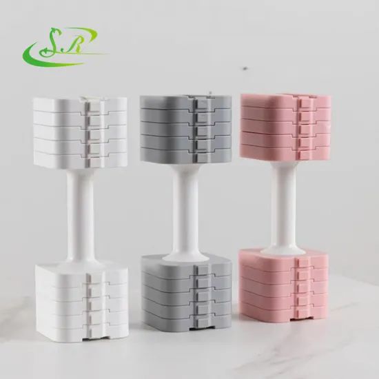 Home Gym Fitness 1-5kg Adjustable Weight ABS Square Dumbbell Set - Image 1
