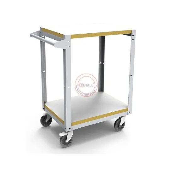 Detall ESD Three Layer Cart for Safe Electronics Transport Color Gray Origin China Condition New Model NO. RV3 Customized - Image 2