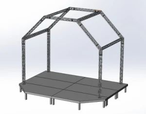 Aluminum Truss Arch Truss Tower System Aluminum Rigging OEM Yes Color Silver Shape Square Length 0.5-4m Model NO. SF01 HS Code 76109000 - Image 1