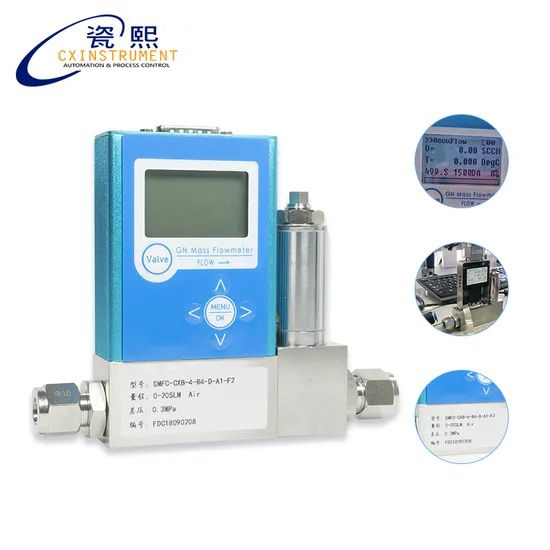 Series Digital Air Gas Mass Flow Meter Mass Micro Flow Controller with ...