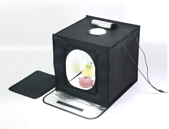 24X24 Inch/60X60 Cm Photo Studio Shooting Tent Light Cube Diffusion Soft Box Kit with 4 Colors Backdrops - Image 4