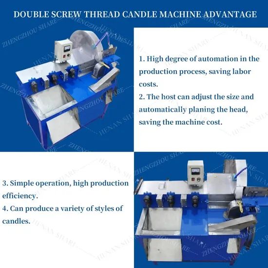 Commercial Screw Candle Machine Automatic Screw Birthday Candle Making Machine Wax Candle Making Machines for Sale - Image 5