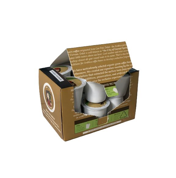 Low price when buying in bulk Capsule Coffee Kcup Arabica Vietnam Dark roast Hiva's coffee 0.42oz pure coffee - Image 1