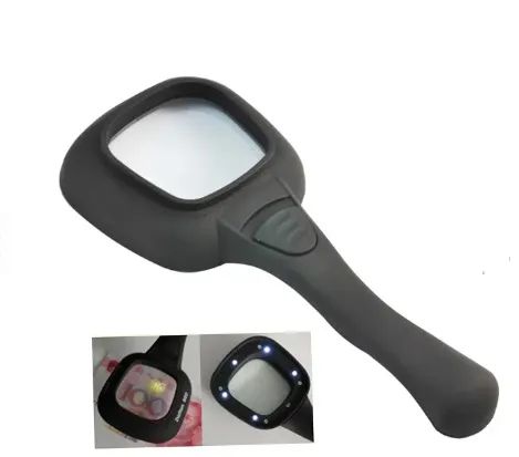 6X Light Magnifying Glass Hand Magnifier Loupe LED Magnifier - Image 1