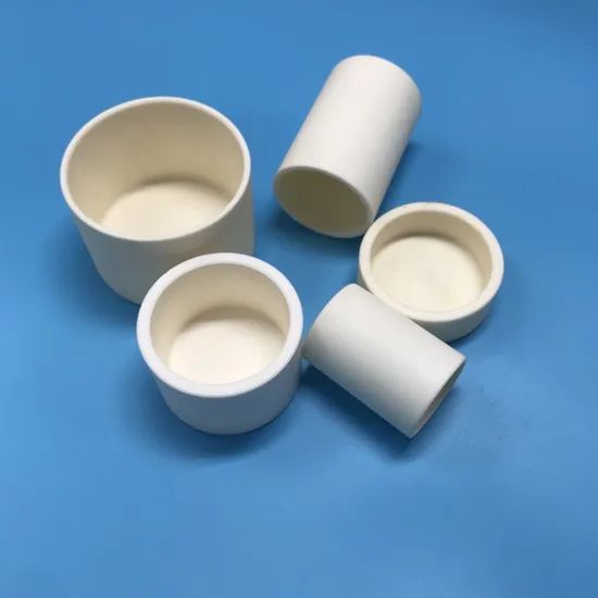 Laboratory Use Cylindrical Magnesia Melting Bowl Metal Ceramic Crucible - Image 4