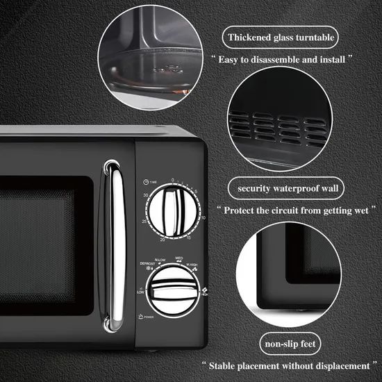 20L Time Function Temperature Control Home Kitchen Table Top Electric Toaster Oven Microwave Ovens - Image 3