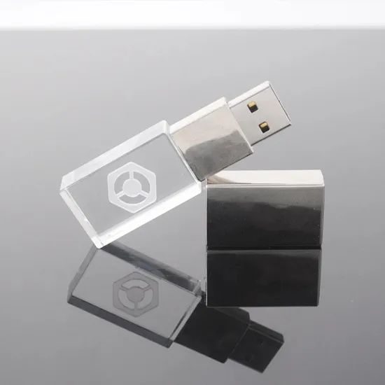 Crystal USB Flash Memory LED Light up Logo USB Flash Disk Shape Stick Material Metal Trademark Sofly HS Code 85235110 Model NO. COB014 - Image 3