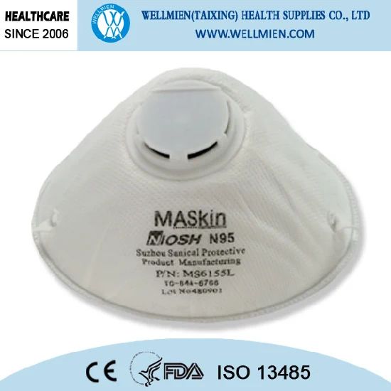 Personal Protection N95 Cap Dust Mask with Valve - Image 1