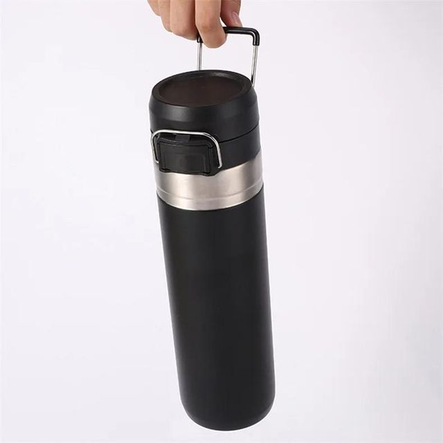 OEM Brand Logo Quick Flip Go Stainless Steel Water bottles Bpa Free Yes Leak Resistance Spill Resistant Material Premium 18/8 Stainless Steel - Image 3