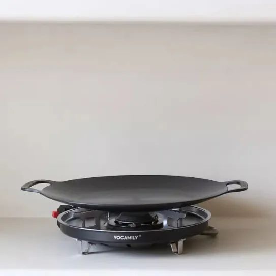 Fishing Camping Grill Pan with Inorganic Ceramic Coating - Image 2