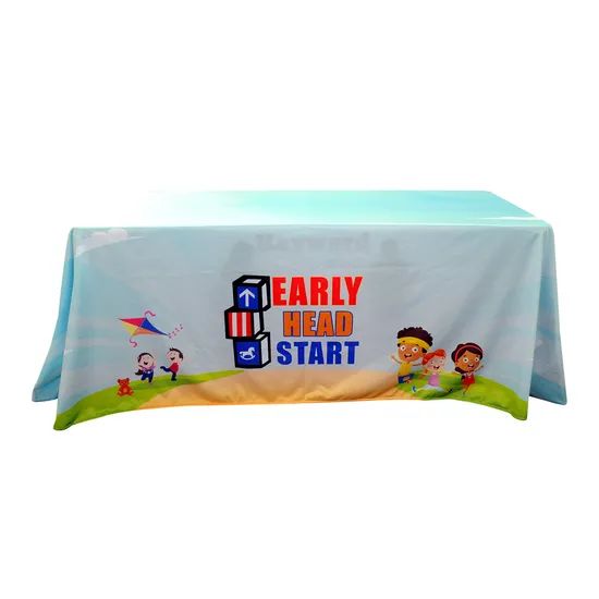 6FT Rectangular Fitted Spandex Tablecloths Table Covers Event Stretchable Tablecloth - Image 2