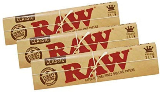 Natural Unbleached Rolling Smoking Papers King Size Slim Thin Slow Burning Paper - Image 1