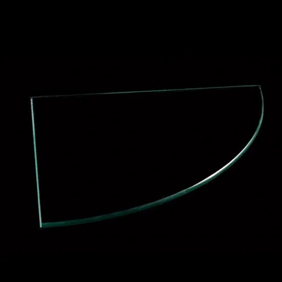 Clear Tempered Glass Corner Shelf - Image 3