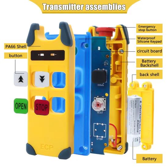 Factory Wholesale IP68 Wf2 Waterproof Industrial Remote Control RF Receivers and Transmitter - Image 2