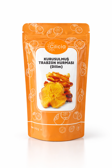 Dried Persimmon Flavor Sweet Sulfurized No Origin Turkey Color Natural Texture Chewy Fruit Type Persimmon Form Discs, Sliced Dried Persimmon - Image 2