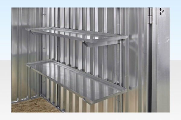 Flat Pack Containers / 3M X 2.1M Flat Pack Storage Container – Galvanised - Image 3