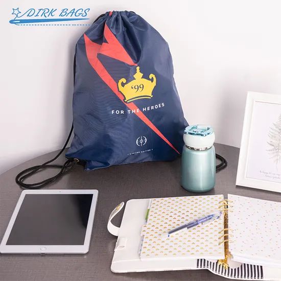 Fashionable Large Portable Women Drawstring Backpack Travel Promotional Drawstring Bag - Image 1