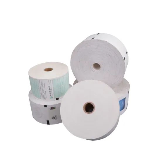 Bank Slip ATM Roll Coated Thermal Paper Layer 1 Origin China Trademark Huqiu HS Code 48169010 Specification 80mm Brightness - Image 6