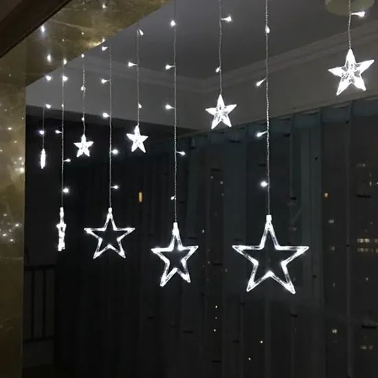Star & Moon Light Strip Ambient Soft Warm LED Decorative Light String - Image 3