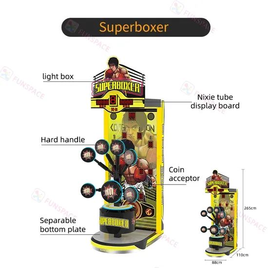 Coin Operated Games Kicking Hit Hammer Punch Gaming Amusement Arcade Boxing Game Machine - Image 2