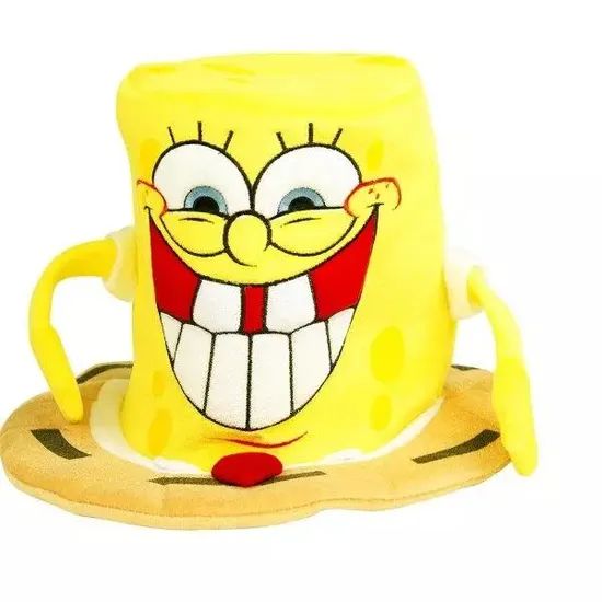 Funny Cartoon Sponge Character Hat - Image 1