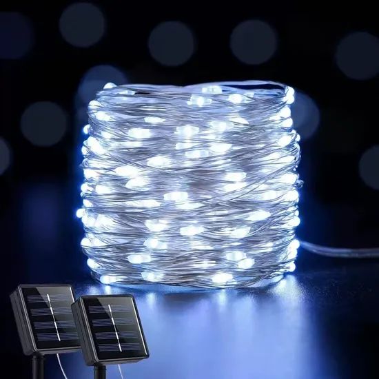 Solar Light String, LED Light, Colored Light, Copper Wire Light - Image 3