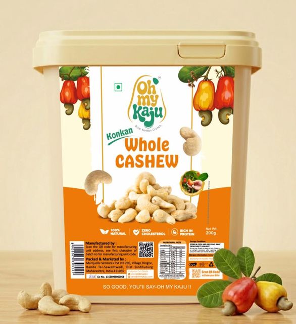 Premium Natural Authentic Konkan Cashew W240 | Large Kaju Nuts | Goa Origin Fresh Cashews – Oh My Kaju™ - Image 3