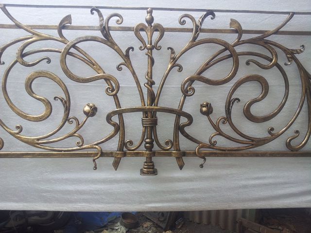 Wrought Iron Compound Wall Railing Sturdiness Sturdine Lifespan Longer Life Design Quality Well Designed Weather Resistance Water - Image 2