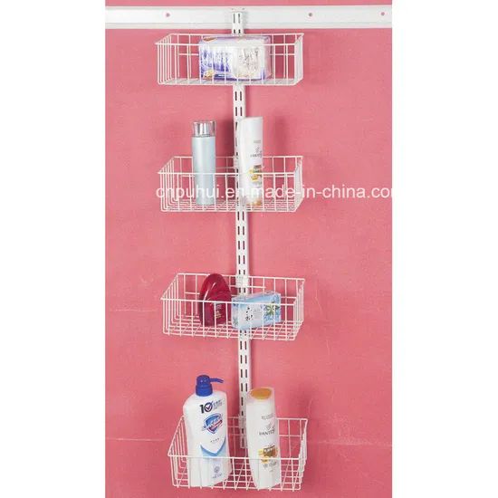 Wall Fixed Bathroom Storage Rack LJ1026  - Image 1