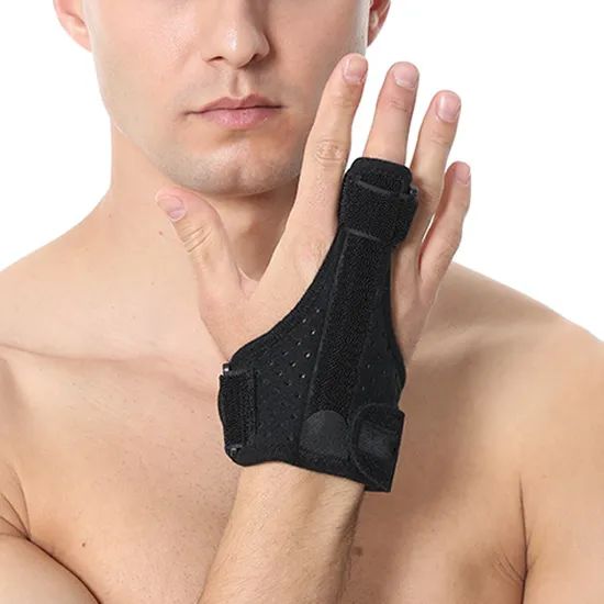 Wrist Wraps Multi-Finger Universal Loops Wrist Support Braces Reversible Compression Support Steel Plate Support - Image 1