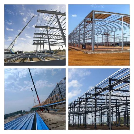 Construction Design Steel Structure Workshop/Plant Trademark Ruigang HS Code 9406900090 Member Steel Column Origin Qingdao, - Image 2