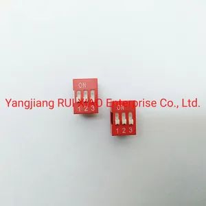 2.54mm Red /Blue Code Switch DIP 3p PCB Connector Housing Plastic HS Code 8541290000 Payment Terms: T/T Origin Make in - Image 1