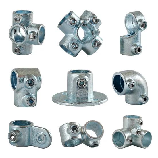 Pipe Connector Malleable Iron Railing Structural Short Tee Pipe Clamps - Image 3