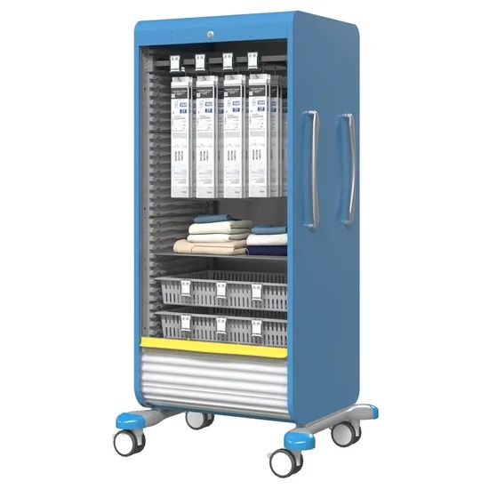 Transport Hospital Medicine Metal Storage Cart Design File Bench Cabinet - Image 2
